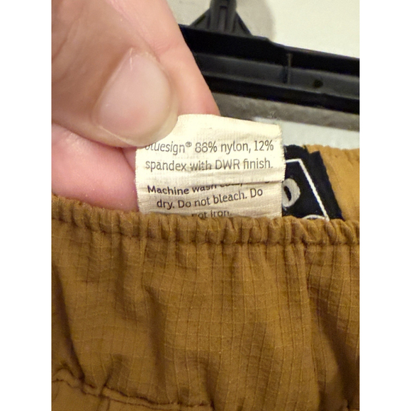 Coalatree Pants L Regular Yellow Trailhead Adventure Hiking Outdoor Ripstop - Picture 5 of 9